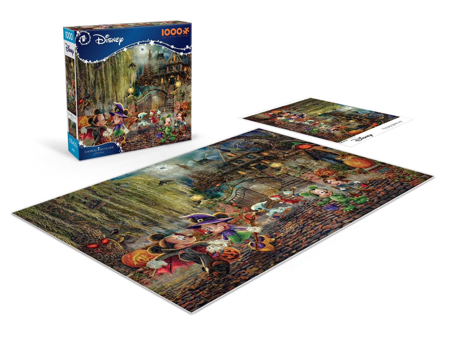Ceaco - Thomas Kinkade Disney - Mickey and Minnie - 1000 Piece Puzzle