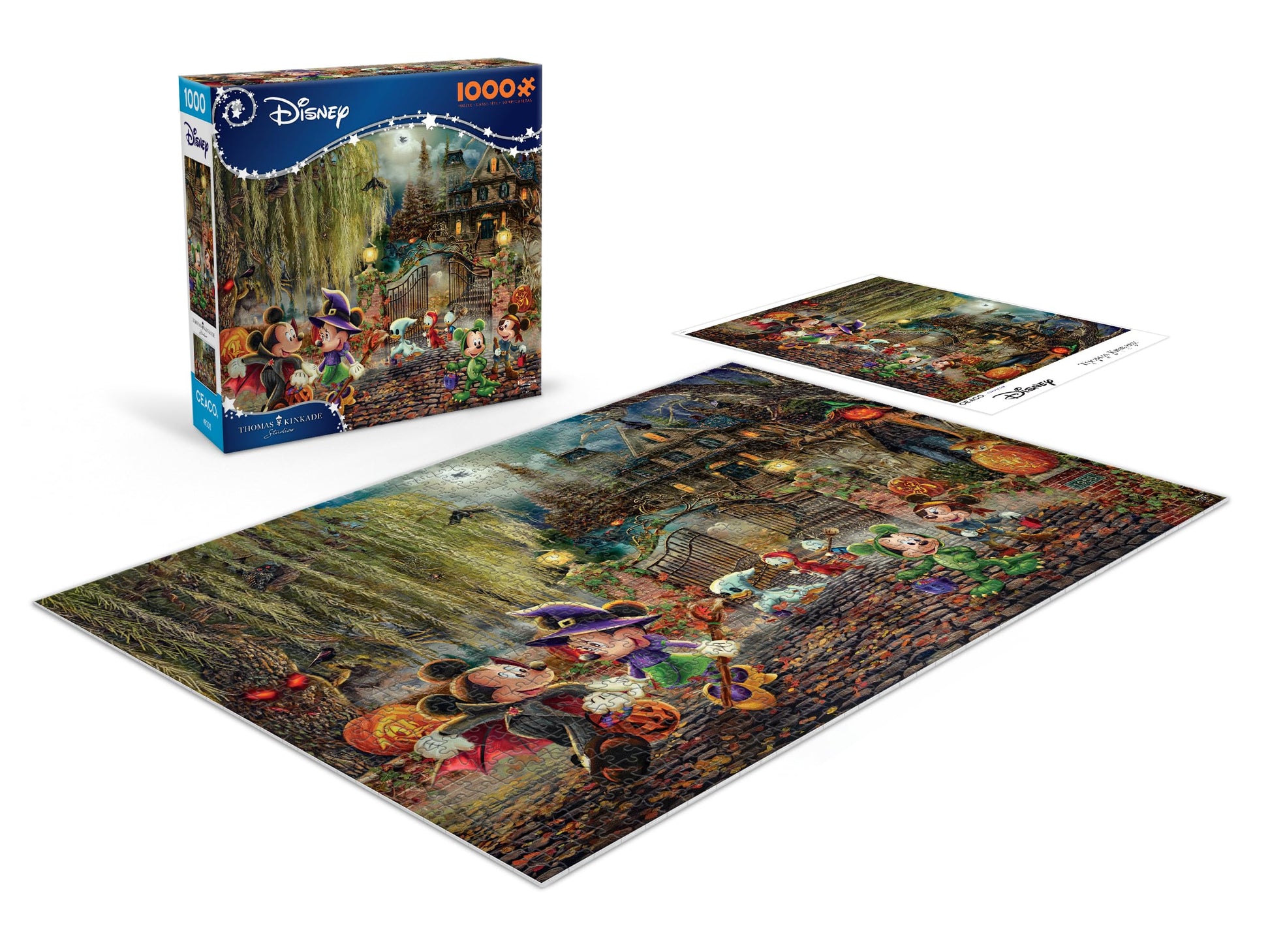 Ceaco - Thomas Kinkade Disney - Mickey and Minnie - 1000 Piece Puzzle