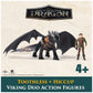 DreamWorks Dragons Toothless & Hiccup Action Figures Viking Rider Duo