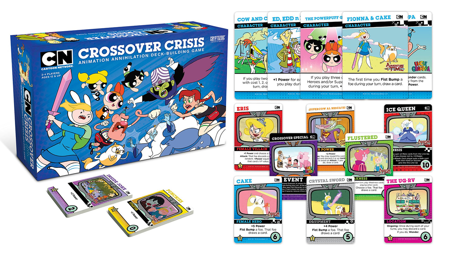 Cryptozoic Entertainment CN Crossover Crisis Animation Annihilation DBG Board Game