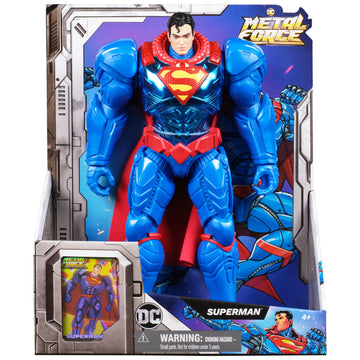 DC Comics Metal Force Superman Action Figure, 12-Inch