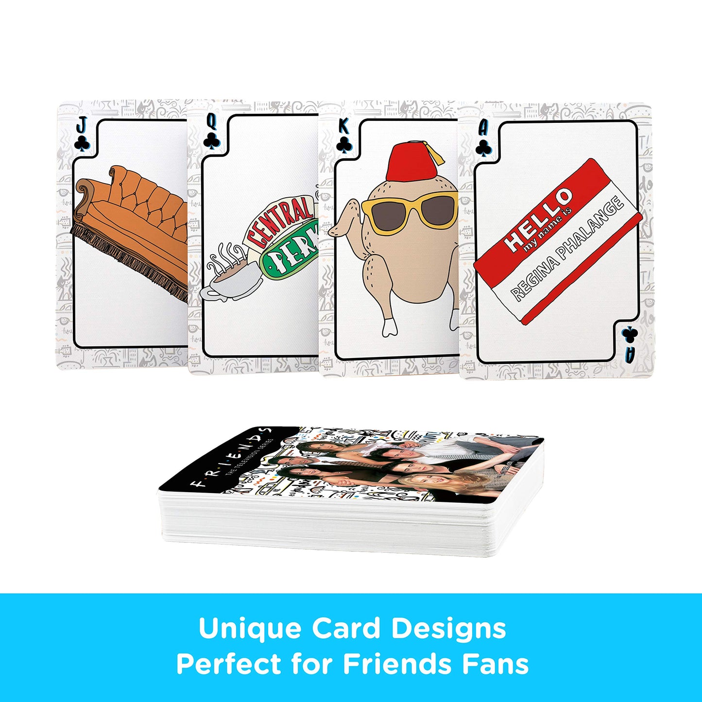 AQUARIUS Friends Icons Playing Cards
