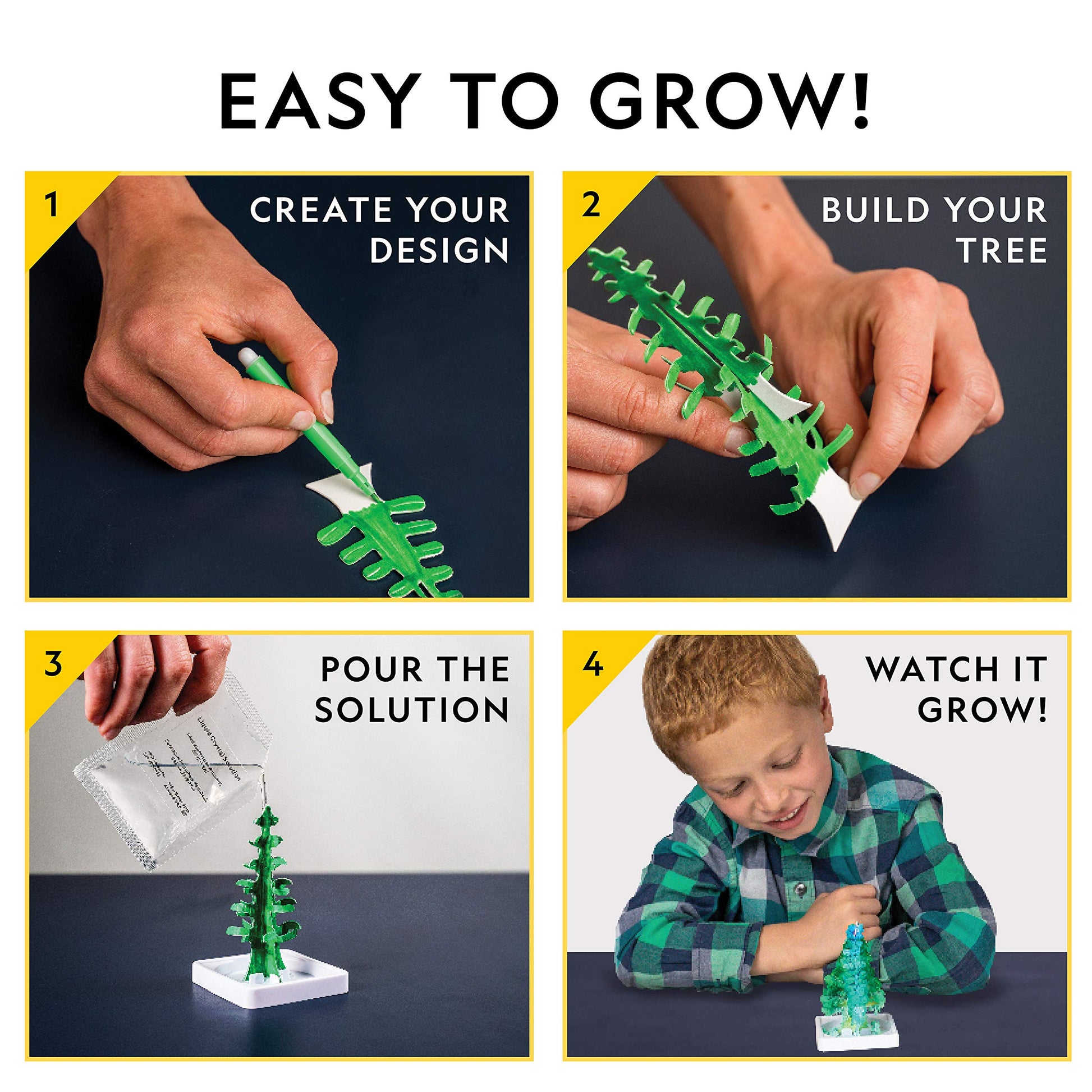 National Geographic Crystal Growing Craft Kit to Create a Crystal Garden