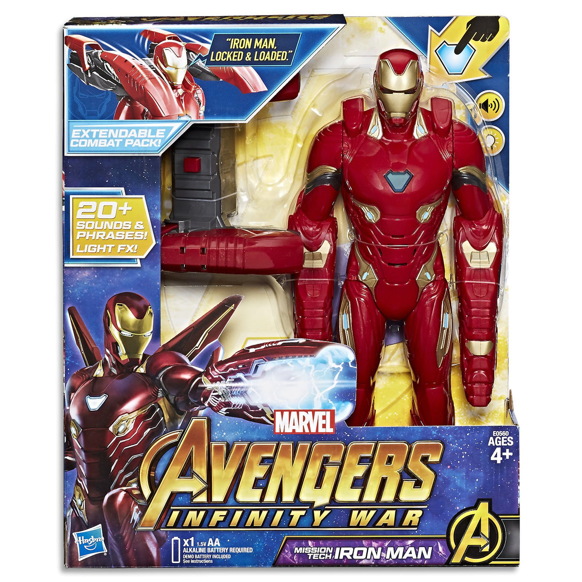 Avengers Marvel Infinity War Mission Tech Iron Man Figure