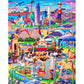 Boardwalk Dallas-Fort Worth 210 Piece Personal Puzzle, Jigsaw Puzzles with Premium Box, Texas Gifts for Adults, 6"x8"