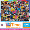 MasterPieces - 1000 Piece Jigsaw Puzzle, 90’s TV Shows Collage, Fun for Adults, Family, Kids, Non-Glare Finish, 19.25" x 26.75"