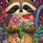 Ceaco - Raccoon Cutie - 500 Piece Jigsaw Puzzle for Adults