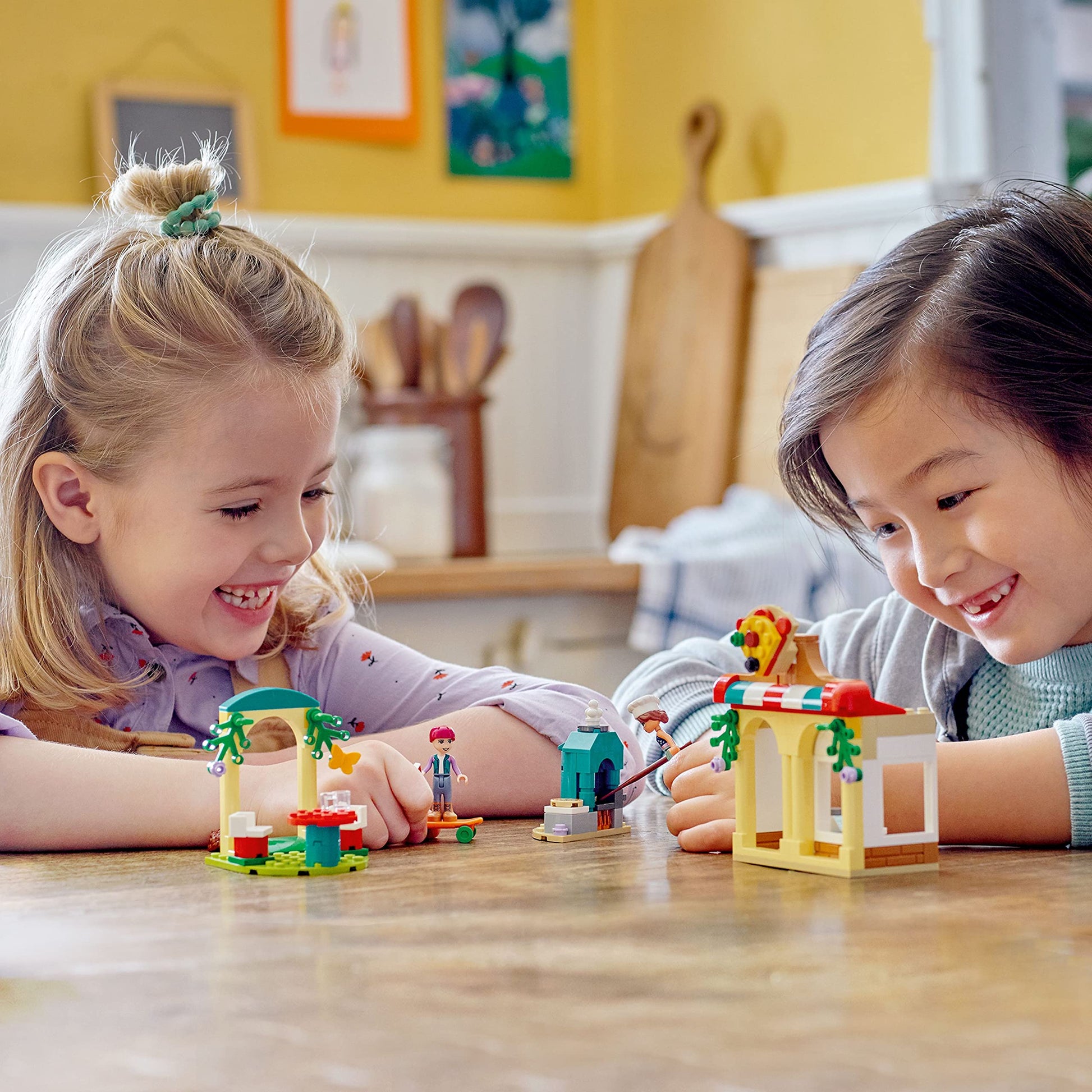 LEGO Friends Heartlake City Pizzeria 41705 Restaurant Set, Creative Gift for Grandchildren, Toys for Kids 5 Plus Years Old with Olivia & Ethan