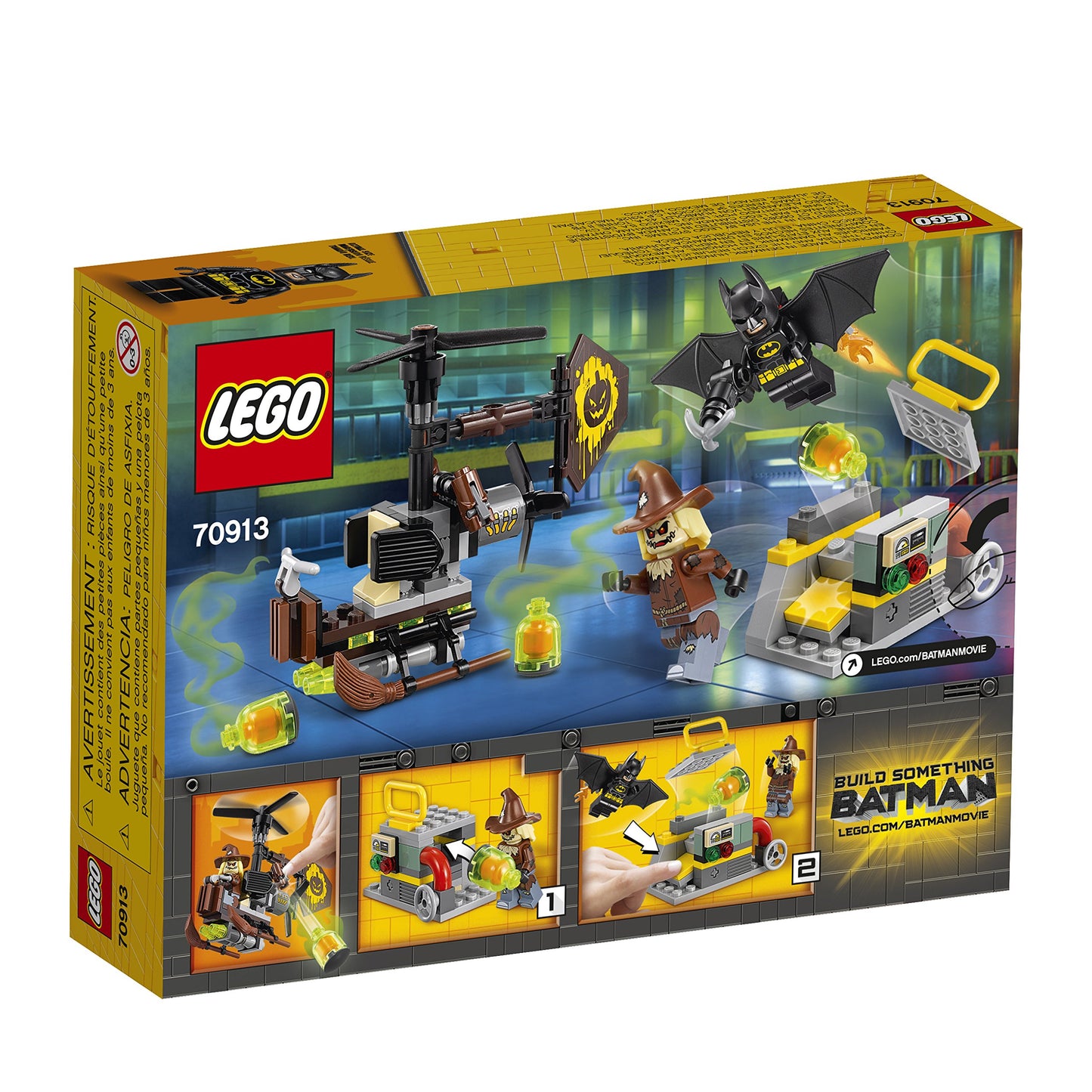 LEGO Batman Movie Scarecrow Fearful Face-Off 70913 Building Kit