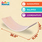 Acorn Avenue Non Slip Balance Board - Felt Rocker Board Durable Wood- Kids