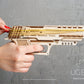 UGEARS Wolf-01 Handgun 3D Wooden Puzzles for Adults - Wooden Model Kits for Adults Rubber Space Band Handguns Mechanical Handgun Models Wood Puzzle
