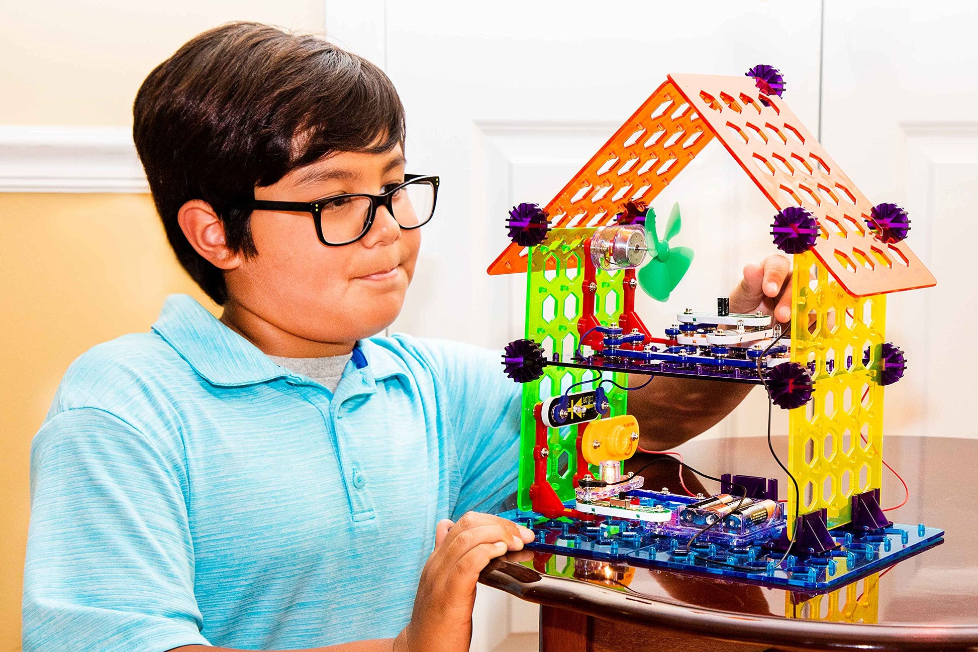 Snap Circuits Elenco My Home Electronics Building Kit for Kids Ages 8 and Up