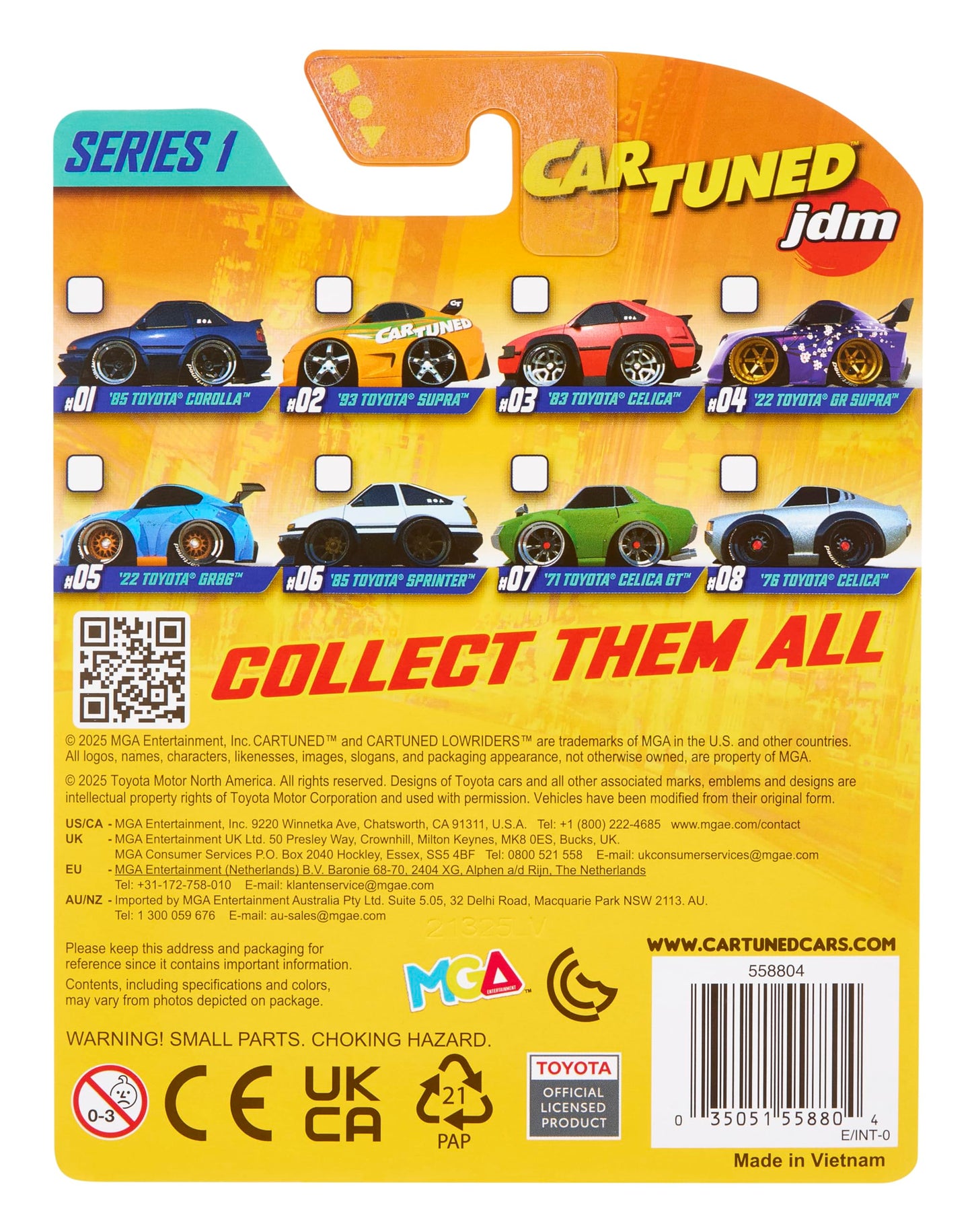 MGA Entertainment CarTuned JDM Tuners Series 1-1983 Toyota Celica Supra