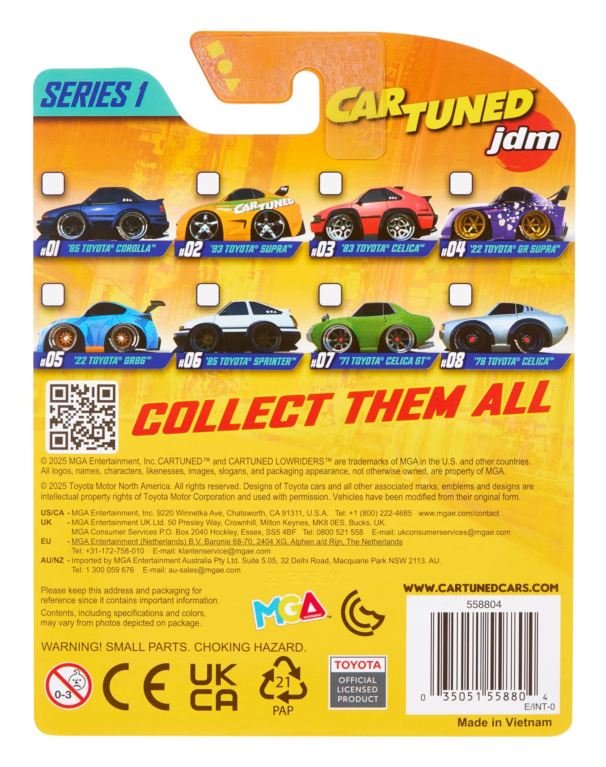 MGA Entertainment CarTuned JDM Tuners Series 1-1983 Toyota Celica Supra