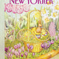 New York Puzzle Company - New Yorker Easter Basket Mini - 100 Vintage Easter Piece Jigsaw Puzzle by Jenni Oliver