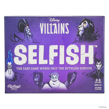 Selfish: Disney Villains | The Card Game Where Only The Ruthless Survive |Play as Your Favorite Disney Villain| Make it to The End First to Win |Ages