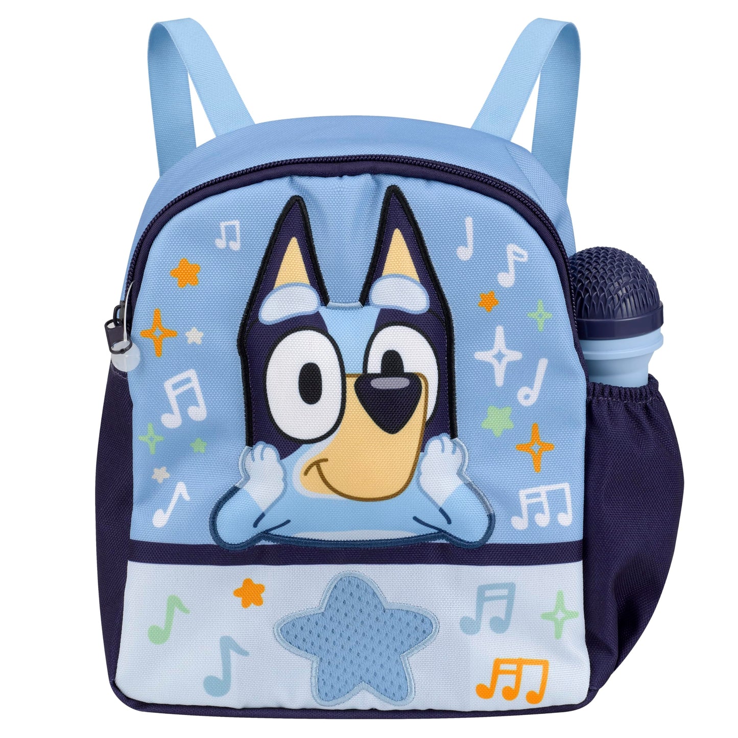 Bluey Voice Changer for Kids, Bluetooth Karaoke Boombox with Built-in Music, Designed for Fans of Bluey Toys