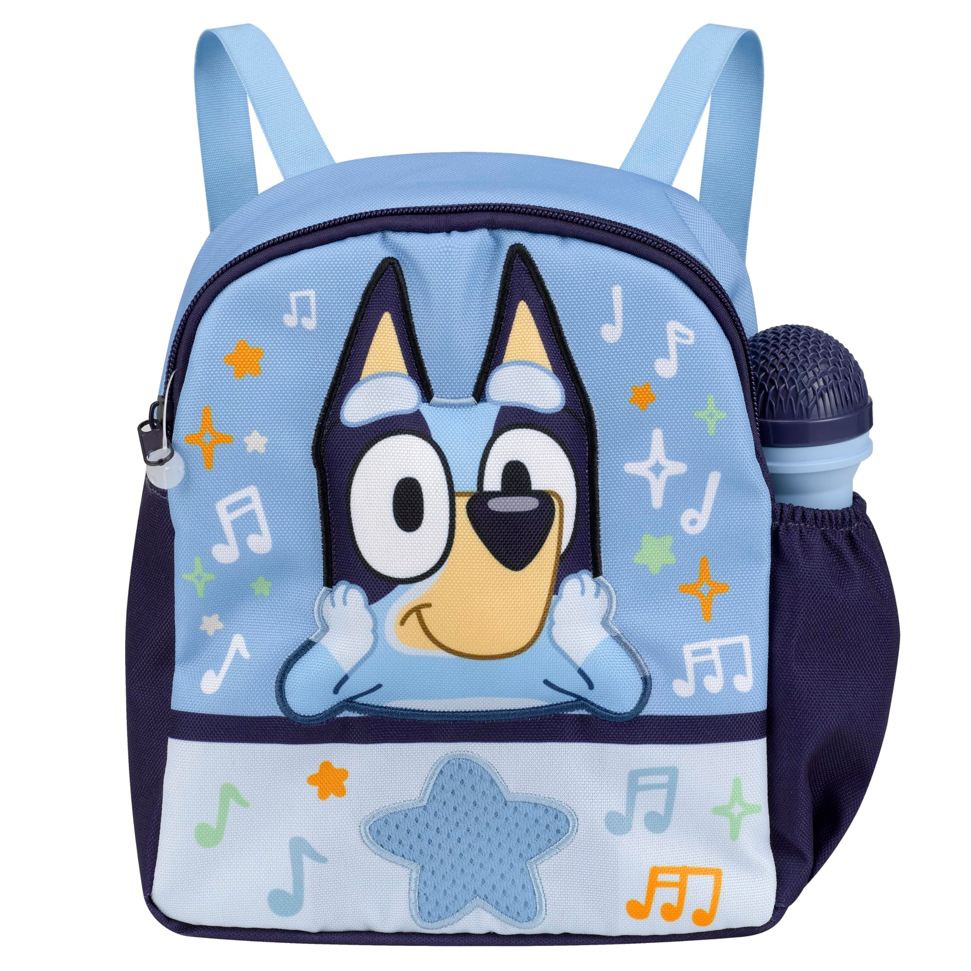 Bluey Voice Changer for Kids, Bluetooth Karaoke Boombox with Built-in Music, Designed for Fans of Bluey Toys