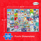 Re-marks Winter Wonderland Puzzle, Collage Puzzle for All Ages, 1000-Piece Christmas Puzzle
