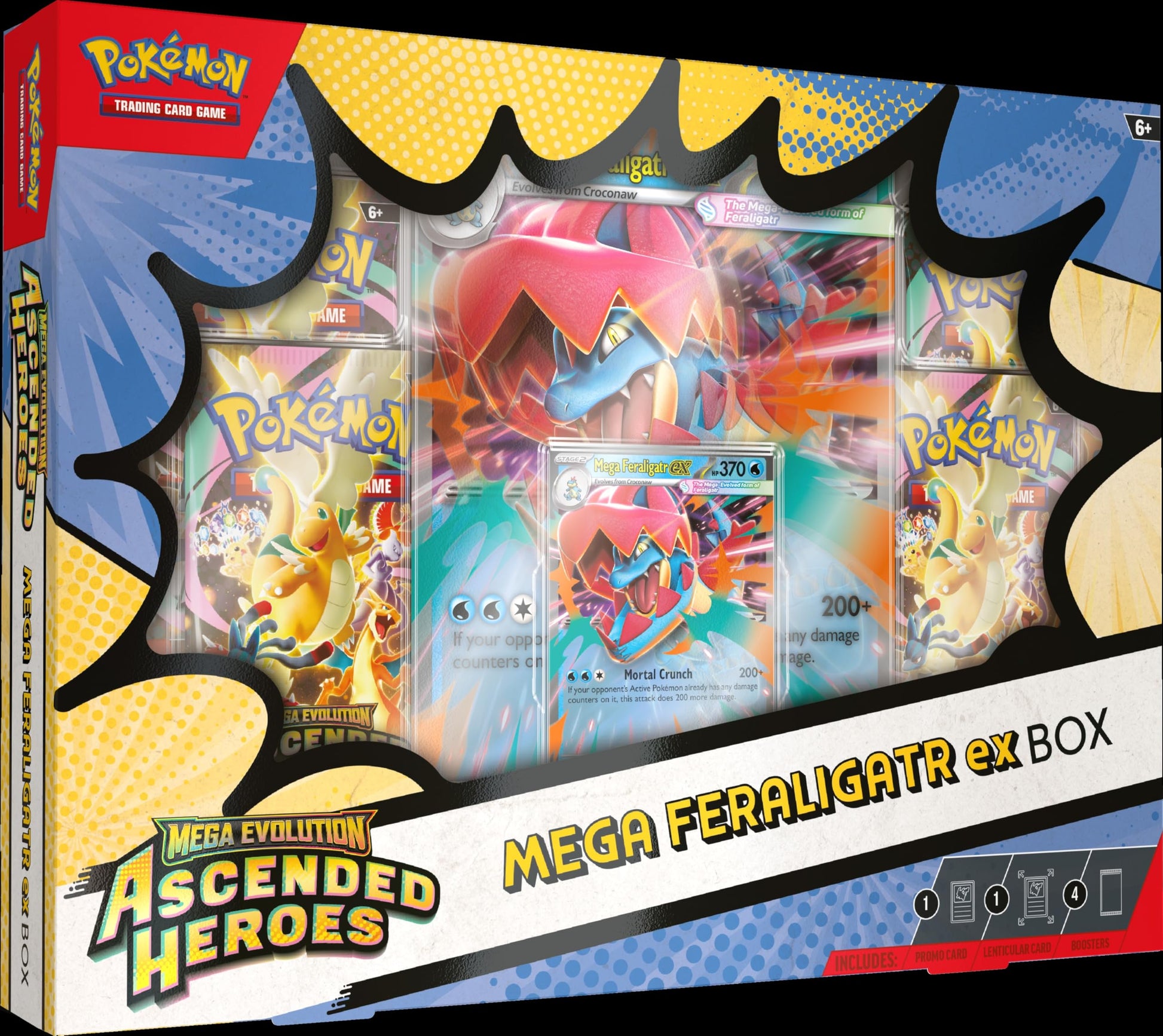 Pokémon TCG: Mega Evolution-Ascended Heroes Mega Meganium/Emboar/Feraligatr ex Box