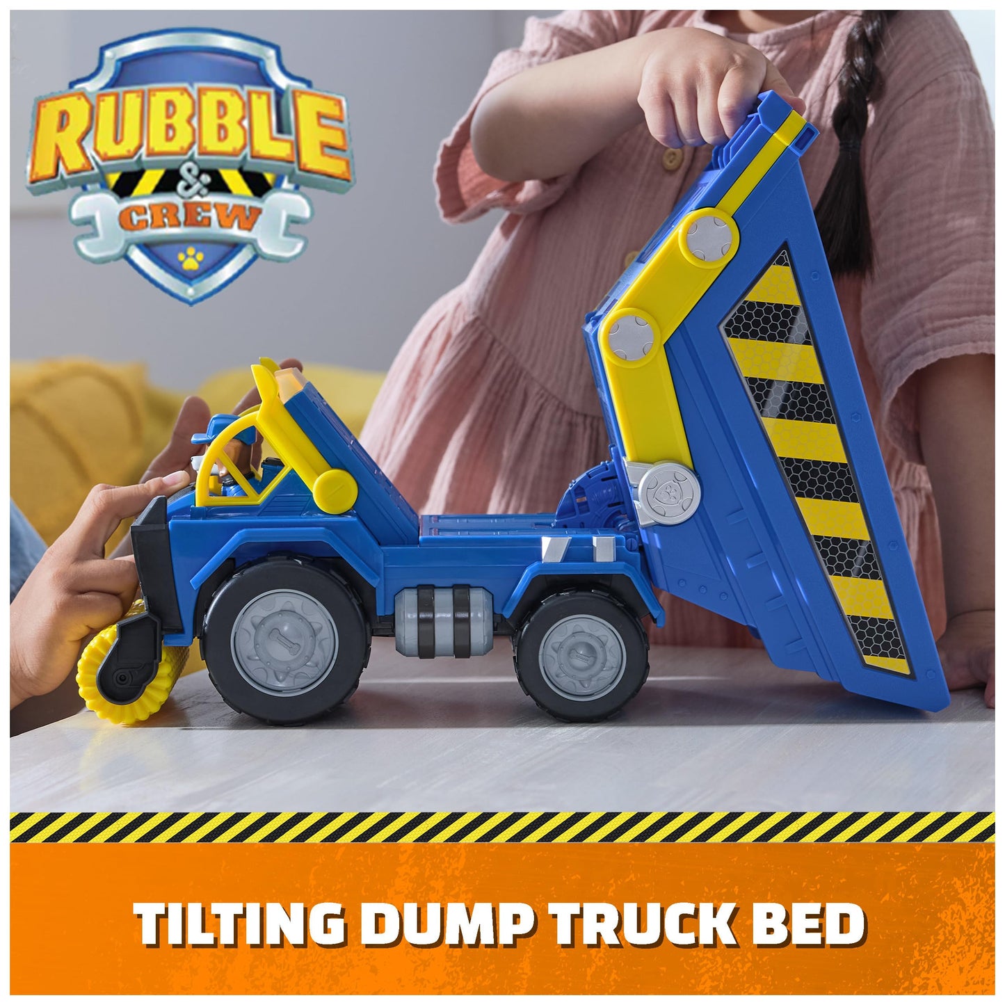 Rubble & Crew Toy Vehicle Deluxe Wheeler Dump Truck