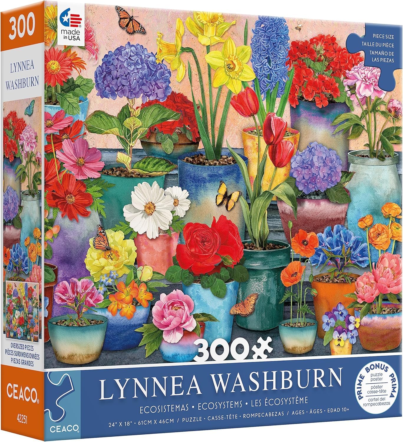 Ceaco - Ecosystems - Pretty Petals - 300 Piece Jigsaw Puzzle