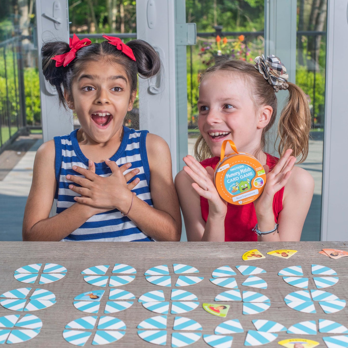 Open The Joy Emotions Memory Match Game - Kids SEL Card Game Tin