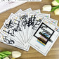24 PCS Black Happy Birthday Cake Toppers Mirror Acrylic Side Cake Decorations 8 Styles