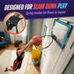 AIRVANIX Mini Basketball Hoop for Kids | Spring-Loaded Rim for Slam Dunks, Extra Backboard Padding | Foldable Indoor Basket Ball Hoops | 2 Over