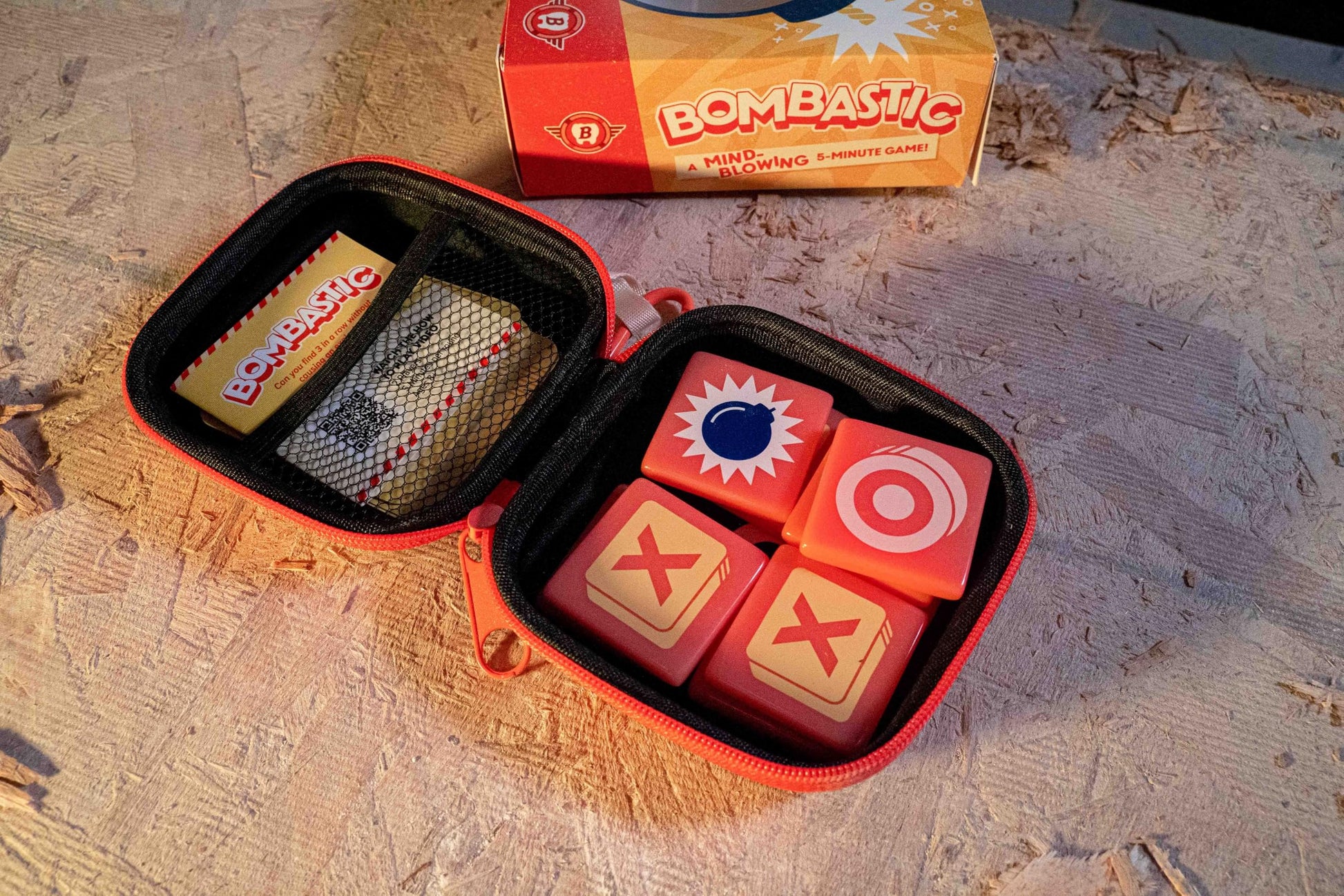 Bitewing Bombastic Board Game for Adults and Kids - 2 Player Explosive Game of Tic-Tac-Toe - Find Three in A Row Without Triggering A Boom - 5 Minutes