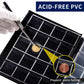 200 Pockets Coin Album - Coin Collecting Book with 10 Pages, 33x33 mm Grid Holder for Pounds Pence Cents Dollars Nickel (Black) CS48200BK