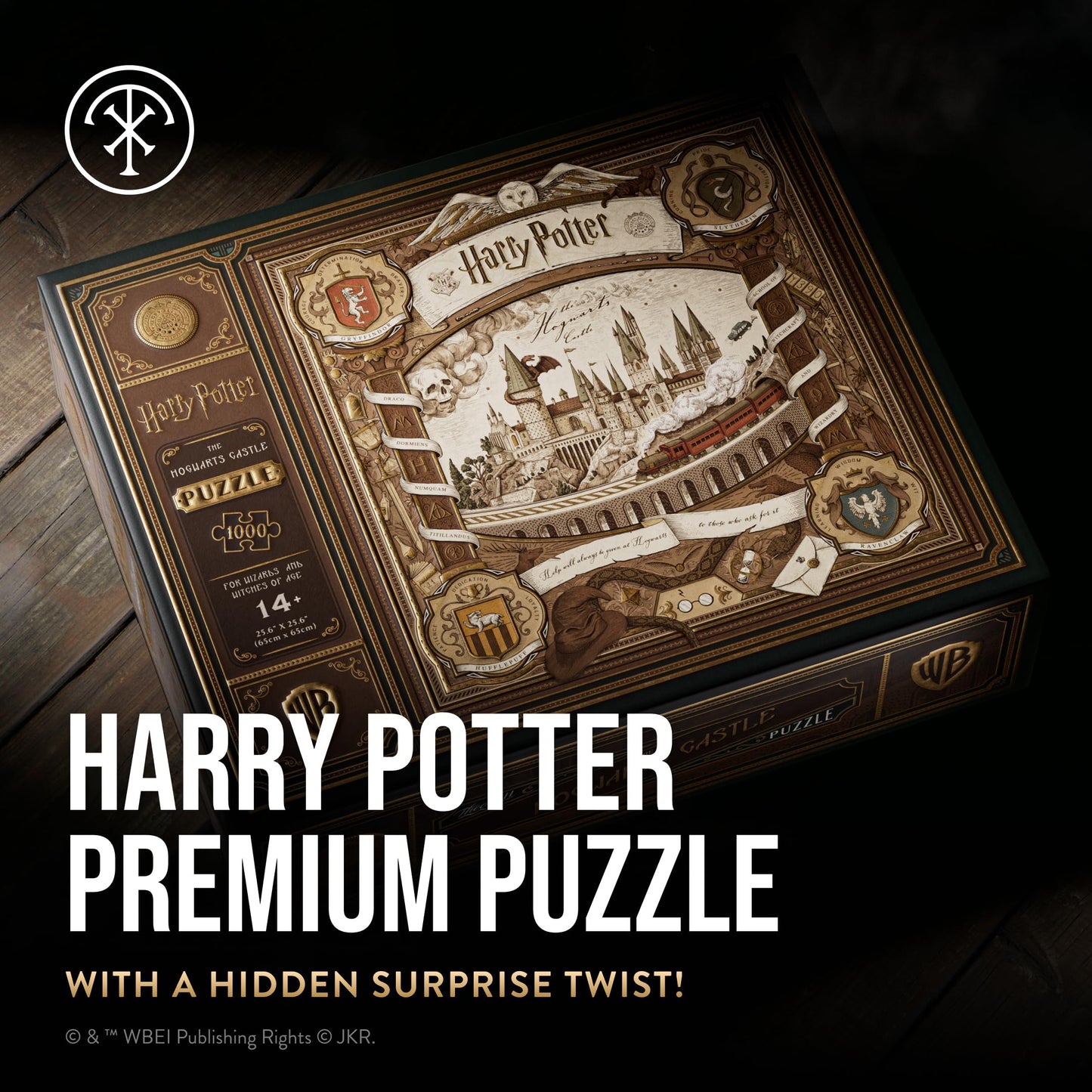 theory11 Harry Potter Jigsaw Puzzle - 1,000 Piece Jigsaw Puzzle - Officially Licensed Harry Potter Merchandise & Collectibles - Precision Fit