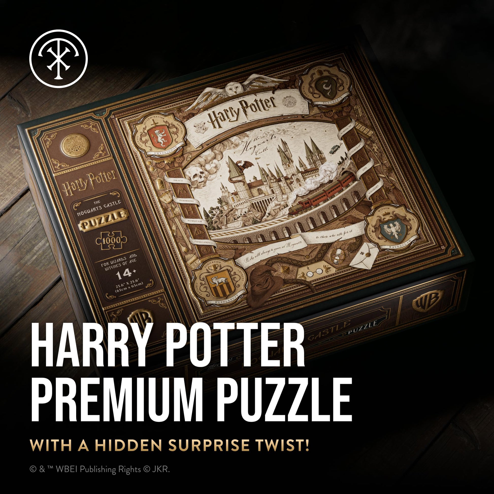 theory11 Harry Potter Jigsaw Puzzle - 1,000 Piece Jigsaw Puzzle - Officially Licensed Harry Potter Merchandise & Collectibles - Precision Fit
