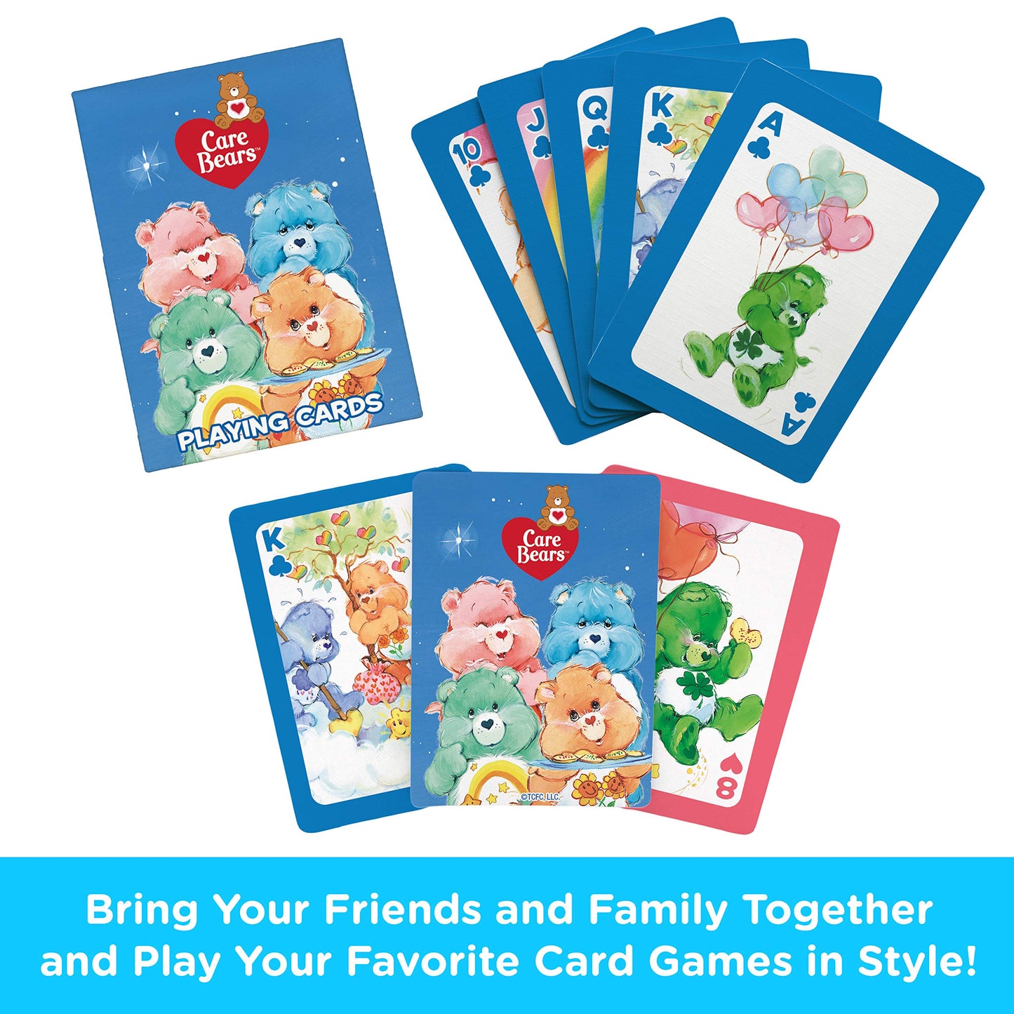 AQUARIUS Care Bears Playing Cards Deck