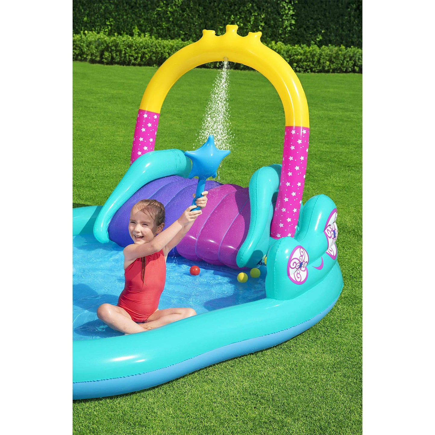 Bestway - H2OGO! Magical Unicorn Carriage Play Pool Center