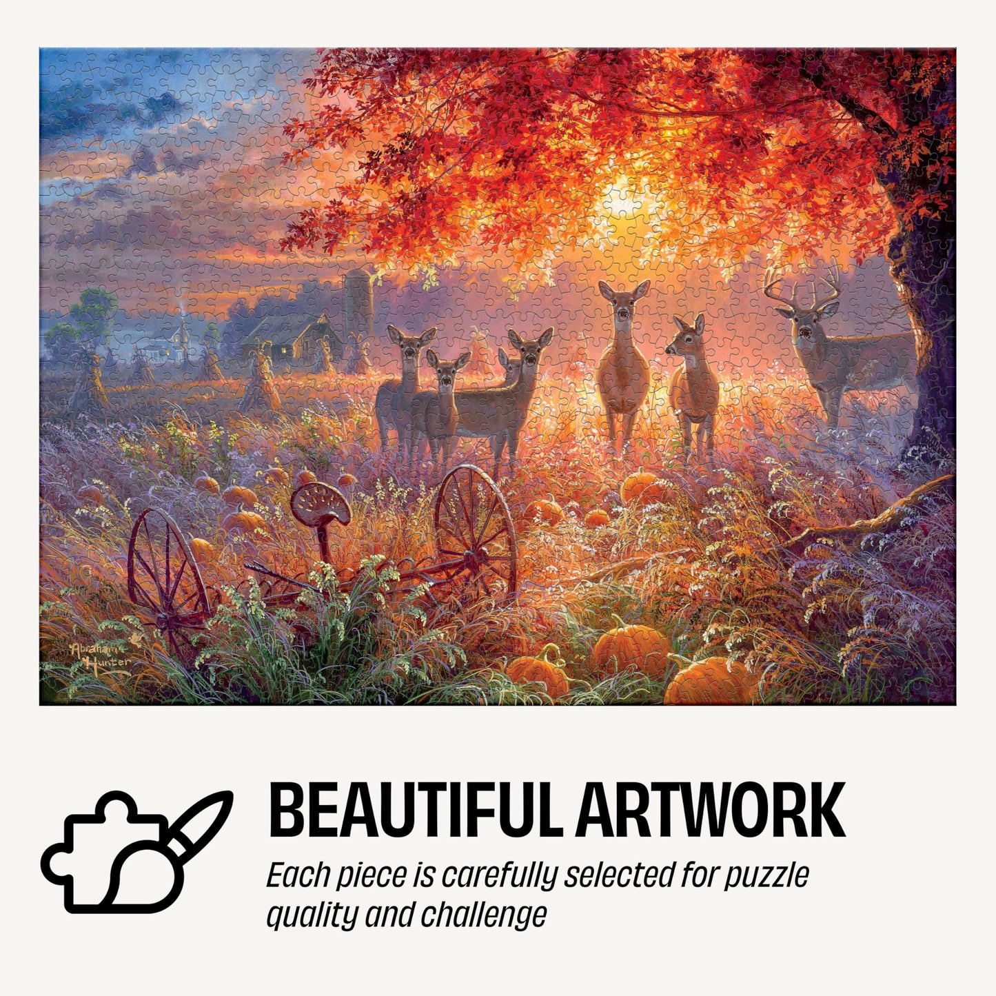 Buffalo Games - Trick or Treat - 1000 Piece Fall Jigsaw Puzzle for Adults