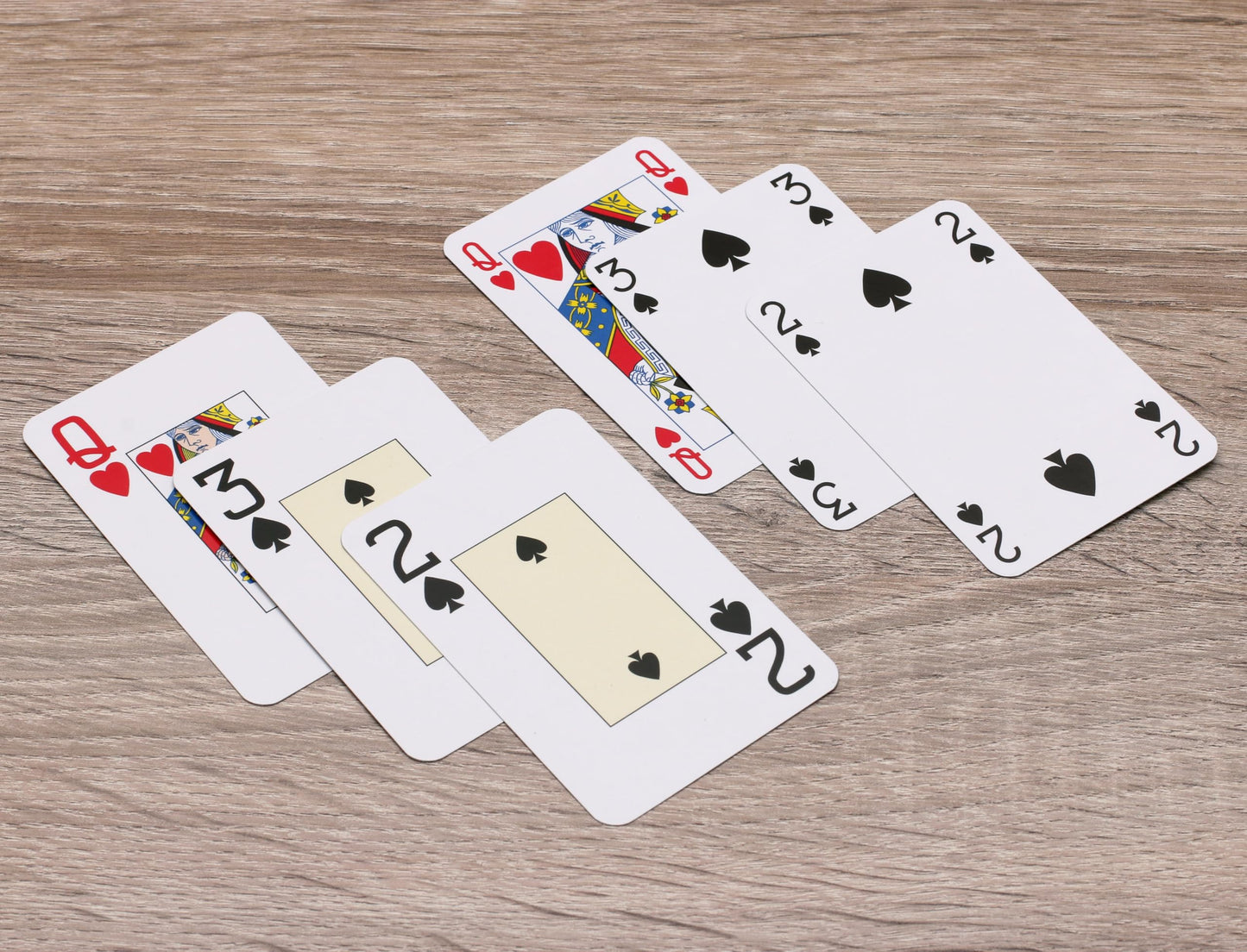 Entertaining with Caspari Double Deck of Bridge Playing Cards, Jumbo Type, Chinese Wallpaper