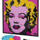 LEGO Art Andy Warhol’s Marilyn Monroe 31197 Collectible Building Kit for Adults; an Excellent Gift for Adults to Make Stunning Wall Art at Home and