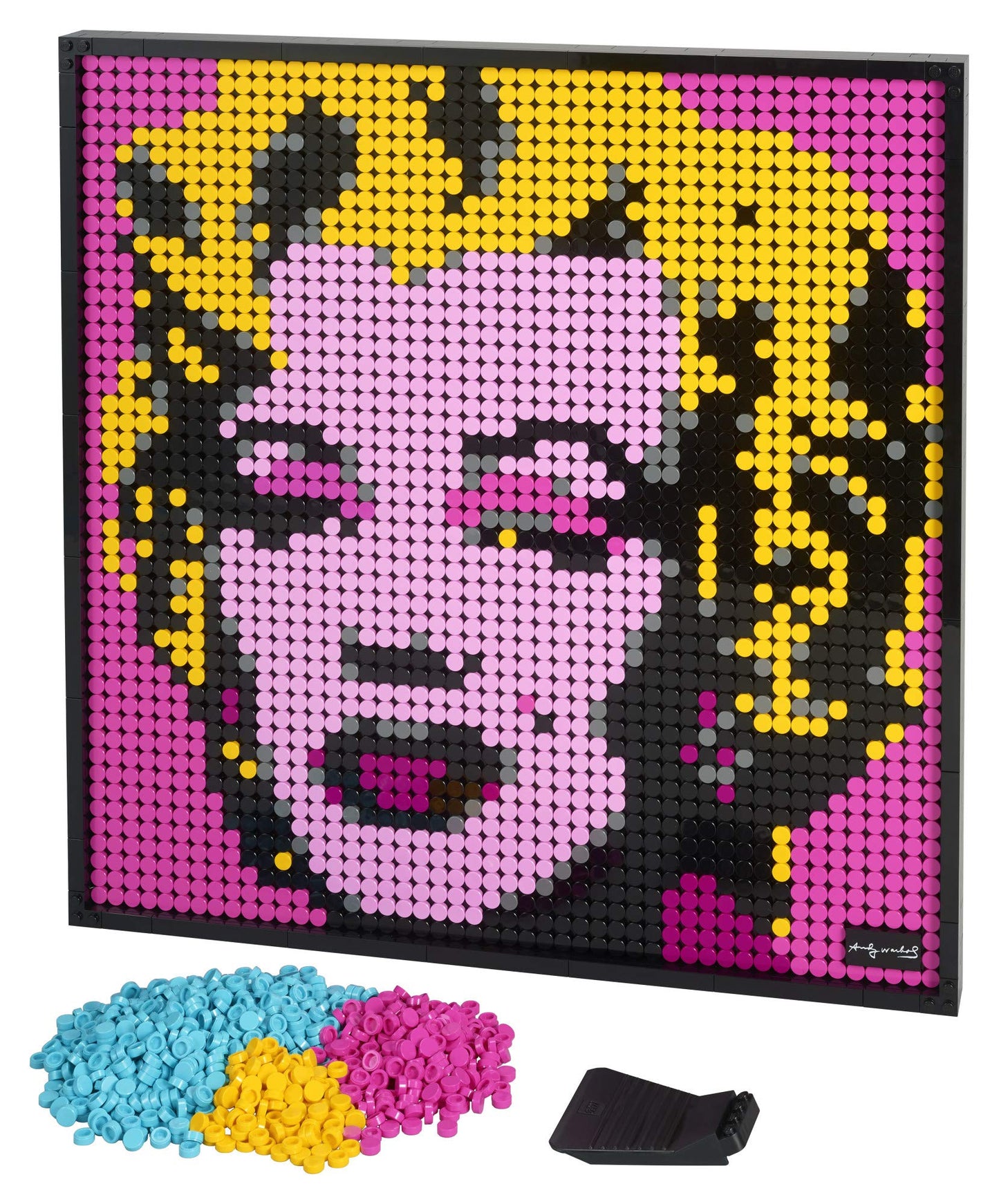 LEGO Art Andy Warhol’s Marilyn Monroe 31197 Collectible Building Kit for Adults; an Excellent Gift for Adults to Make Stunning Wall Art at Home and