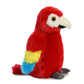 Aurora® Adorable Mini Flopsie™ Scarlet Macaw Stuffed Animal - Mini Companions Ready for Playful Adventures - for Kids All Ages, Toddlers, Adults,