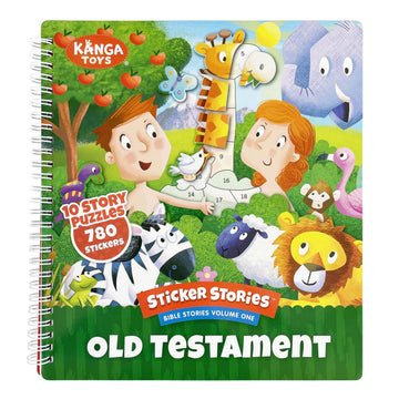 The Old Testament Sticker Stories - Spiral Bound Activity Story Book