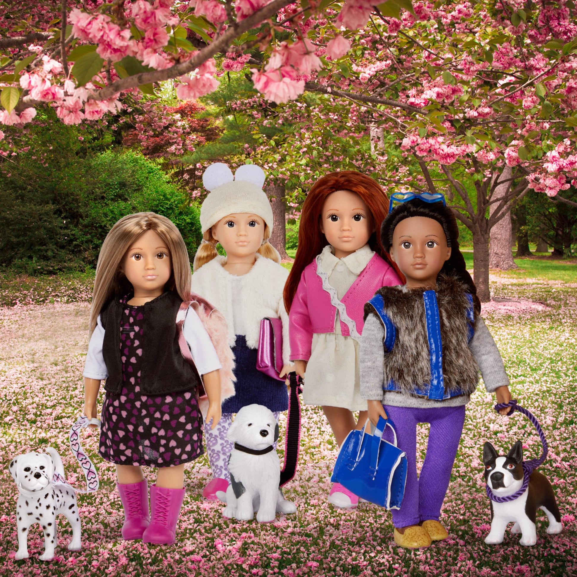 Lori - Mini Doll & Toy Dog - 6-Inch Doll & Puppy - Play Set with Outfit, Animal & Accessories - Playset for Kids - 3+ Years- Gia & Gunner