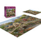 Buffalo Games - Thomas Kinkade Summer in Cobblestone - 1000 Piece Puzzle