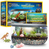 National Geographic Light-Up Dinosaur Terrarium Kit for Kids Ages 6+