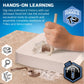 Discovery™ Dinosaur Fossil Dig Kit - Excavate & Assemble T-Rex & Velociraptor Skeletons| 3D Dino Bones Puzzles| Jurassic Paleontology Toy for Kids|