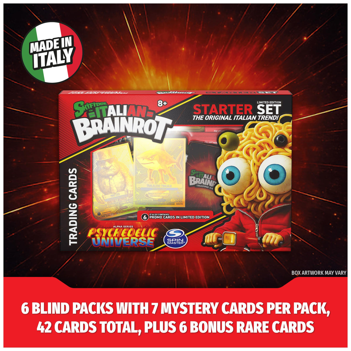 Italian Brainrot Trading Card Game 6-Pack Wave 1 Starter Set