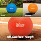 GoSports Playground Balls for Kids (Heavy Duty Set of 6) with Carry Bag and Ball Pump (Choose 8.5” or 10” Sizes)