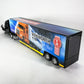 KiNSMART Kenworth T700 Container Truck, 1:68 Scale, Die Cast Metal Model, Black with Decals, Pullback Action
