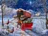 Springbok Starry Winter Night 1000 Piece Jigsaw Puzzle for Adults