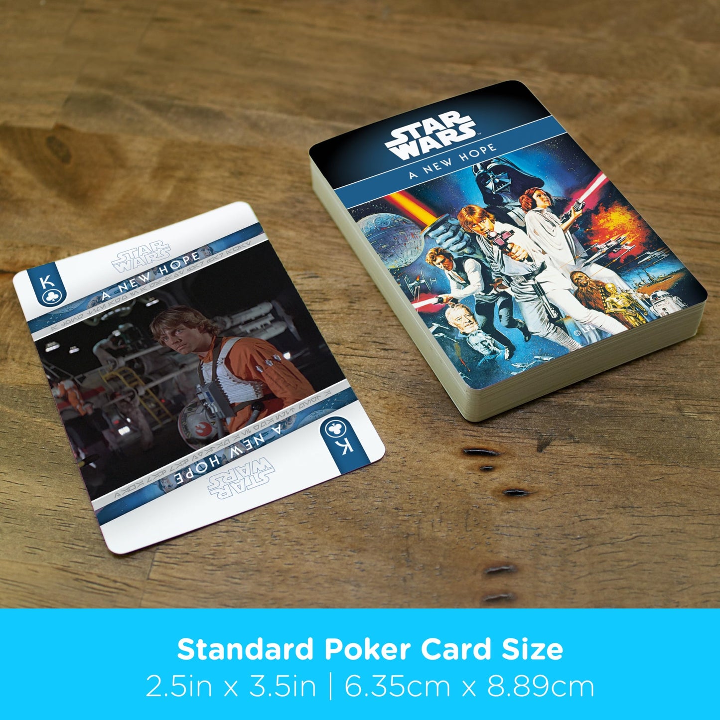 AQUARIUS Star Wars Playing Cards - Episode 4 - A New Hope Deck of Cards for Your Favorite Card Game